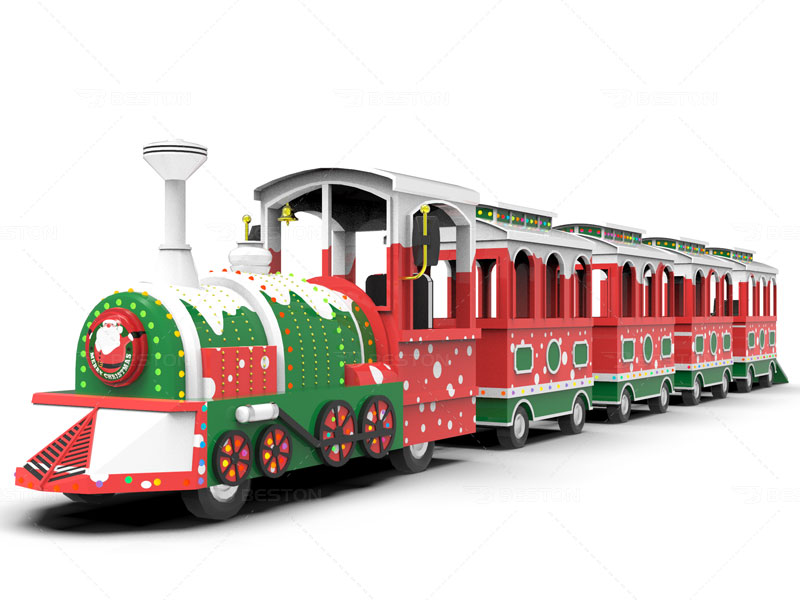 16 Seats Christmas Theme Trackless Train Rides for Sale